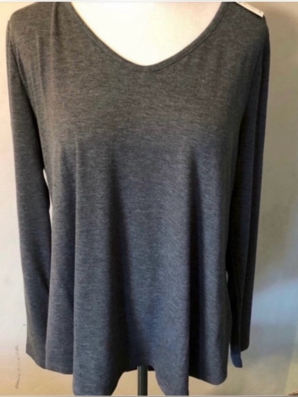 Lane Bryant XL Gray/Black Blouse(NWT)